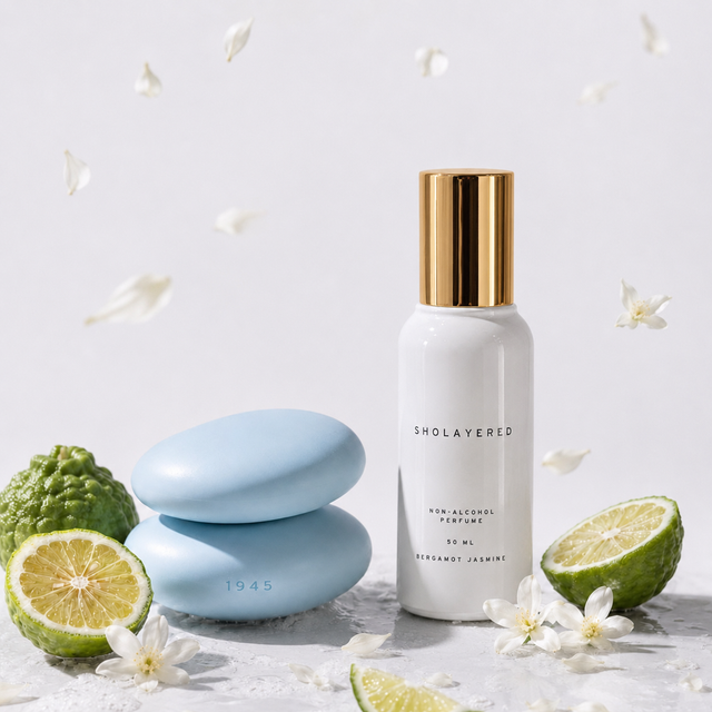 Duo Layering NATURAL  | 1945 Azzurro & Bergamot Jasmine