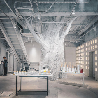 Boutique Sholayered à Nishiazabu Tokyo, espace minimaliste dédié aux parfums japonais