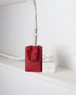 Sac cadeau premium rouge mini