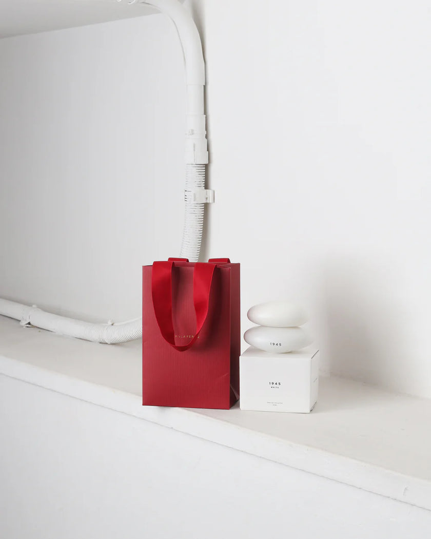 Sac cadeau premium rouge mini